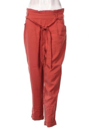 Pantaloni de femei Zara Trafaluc, Mărime XL, Culoare Roșu, Preț 49,34 Lei