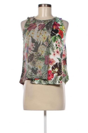 Γυναικείο αμάνικο μπλουζάκι Desigual, Μέγεθος S, Χρώμα Πολύχρωμο, Τιμή 4,49 €