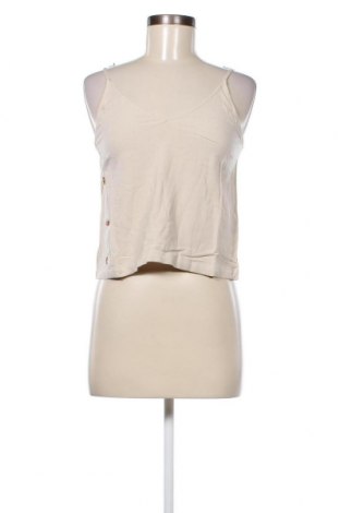 Γυναικείο αμάνικο μπλουζάκι Edited, Μέγεθος XS, Χρώμα  Μπέζ, Τιμή 2,99 €