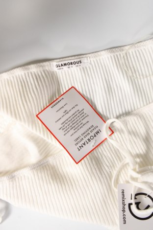 Damska koszulka na ramiączkach Glamorous, Rozmiar XL, Kolor Biały, Cena 19,33 zł