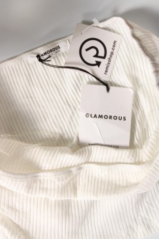 Γυναικείο αμάνικο μπλουζάκι Glamorous, Μέγεθος L, Χρώμα Λευκό, Τιμή 4,04 €