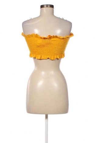 Γυναικείο αμάνικο μπλουζάκι Missguided, Μέγεθος L, Χρώμα Κίτρινο, Τιμή 3,79 €