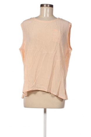 Γυναικείο αμάνικο μπλουζάκι Rene Lezard, Μέγεθος L, Χρώμα Πορτοκαλί, Τιμή 4,19 €