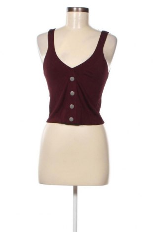 Γυναικείο αμάνικο μπλουζάκι Zara Knitwear, Μέγεθος M, Χρώμα Κόκκινο, Τιμή 2,18 €