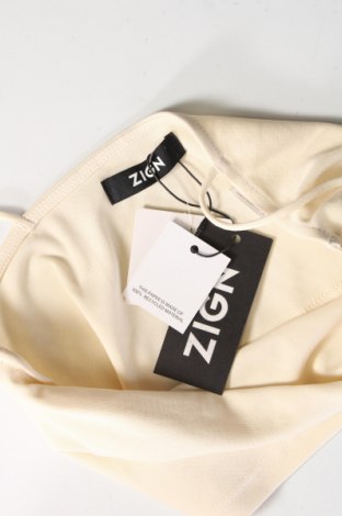 Tricou de damă Zign, Mărime M, Culoare Bej, Preț 18,12 Lei