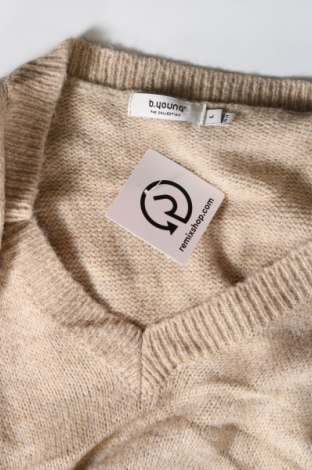 Дамски пуловер B.Young, Размер L, Цвят Бежов, Цена 5,04 лв.