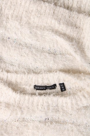 Γυναικείο πουλόβερ Brave Soul, Μέγεθος XS, Χρώμα Λευκό, Τιμή 2,87 €