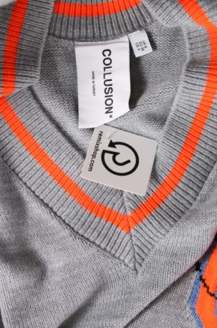 Дамски пуловер Collusion, Размер S, Цвят Сив, Цена 7,48 лв.