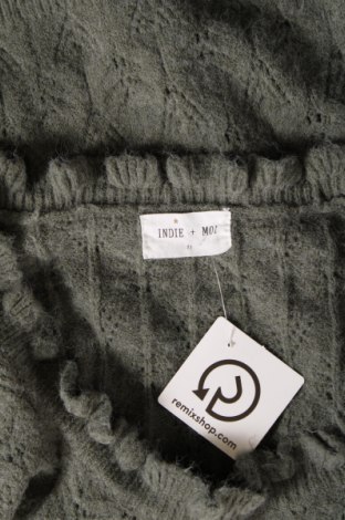 Γυναικείο πουλόβερ INDIE + MOI, Μέγεθος S, Χρώμα Πράσινο, Τιμή 2,69 €