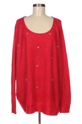 Дамски пуловер Laura Scott, Размер 3XL, Цвят Червен, Цена 17,40 лв.