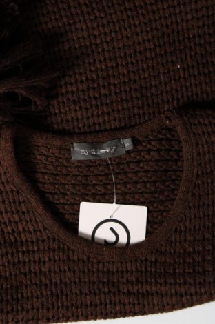 Дамски пуловер My Diary, Размер S, Цвят Кафяв, Цена 5,76 лв.