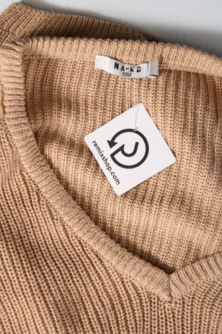 Damenpullover NA-KD, Größe XS, Farbe Beige, Preis 20,18 €