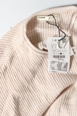 Damenpullover Pull&Bear, Größe XS, Farbe Beige, Preis 6,64 €