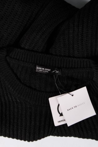 Γυναικείο πουλόβερ SHEIN, Μέγεθος XXL, Χρώμα Μαύρο, Τιμή 5,45 €