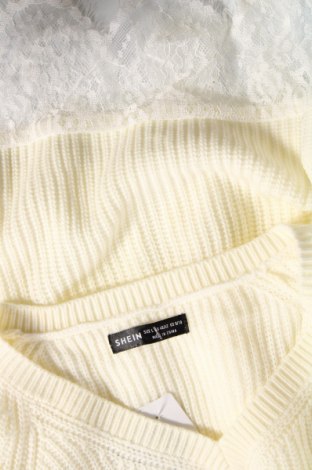 Дамски пуловер SHEIN, Размер M, Цвят Екрю, Цена 10,12 лв.
