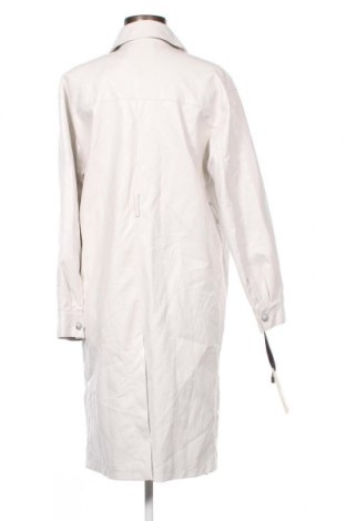 Γυναικείο δερμάτινο μπουφάν Pinko, Μέγεθος XS, Χρώμα Λευκό, Τιμή 205,67 €