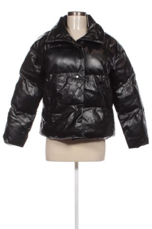 Дамско кожено яке SHEIN, Размер XS, Цвят Черен, Цена 43,45 лв.