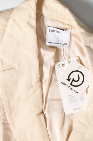 Γυναικείο σακάκι Bershka, Μέγεθος XS, Χρώμα  Μπέζ, Τιμή 36,08 €