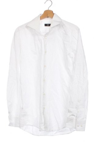 Ανδρικό πουκάμισο Hugo Boss, Μέγεθος M, Χρώμα Λευκό, Τιμή 51,34 €