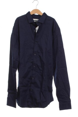 Ανδρικό πουκάμισο Jack & Jones PREMIUM, Μέγεθος M, Χρώμα Μπλέ, Τιμή 35,05 €