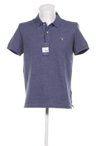Мъжка тениска Gant, Размер L, Цвят Син, Цена 68,00 лв.