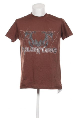 Мъжка тениска NIGHT ADDICT, Размер XXS, Цвят Кафяв, Цена 10,73 лв.