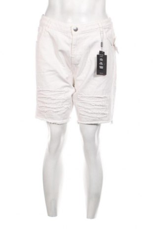 Мъжки къс панталон NIGHT ADDICT, Размер L, Цвят Бял, Цена 17,98 лв.