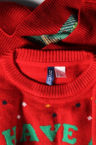 Ανδρικό πουλόβερ H&M Divided, Μέγεθος XS, Χρώμα Κόκκινο, Τιμή 2,87 €