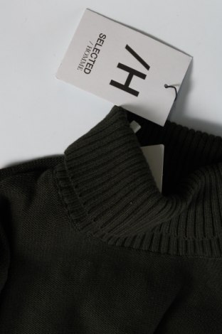 Ανδρικό πουλόβερ Selected Homme, Μέγεθος S, Χρώμα Πράσινο, Τιμή 11,57 €