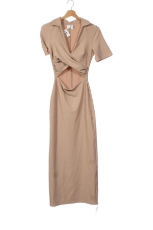 Kleid ASOS, Größe XS, Farbe Beige, Preis 17,01 €