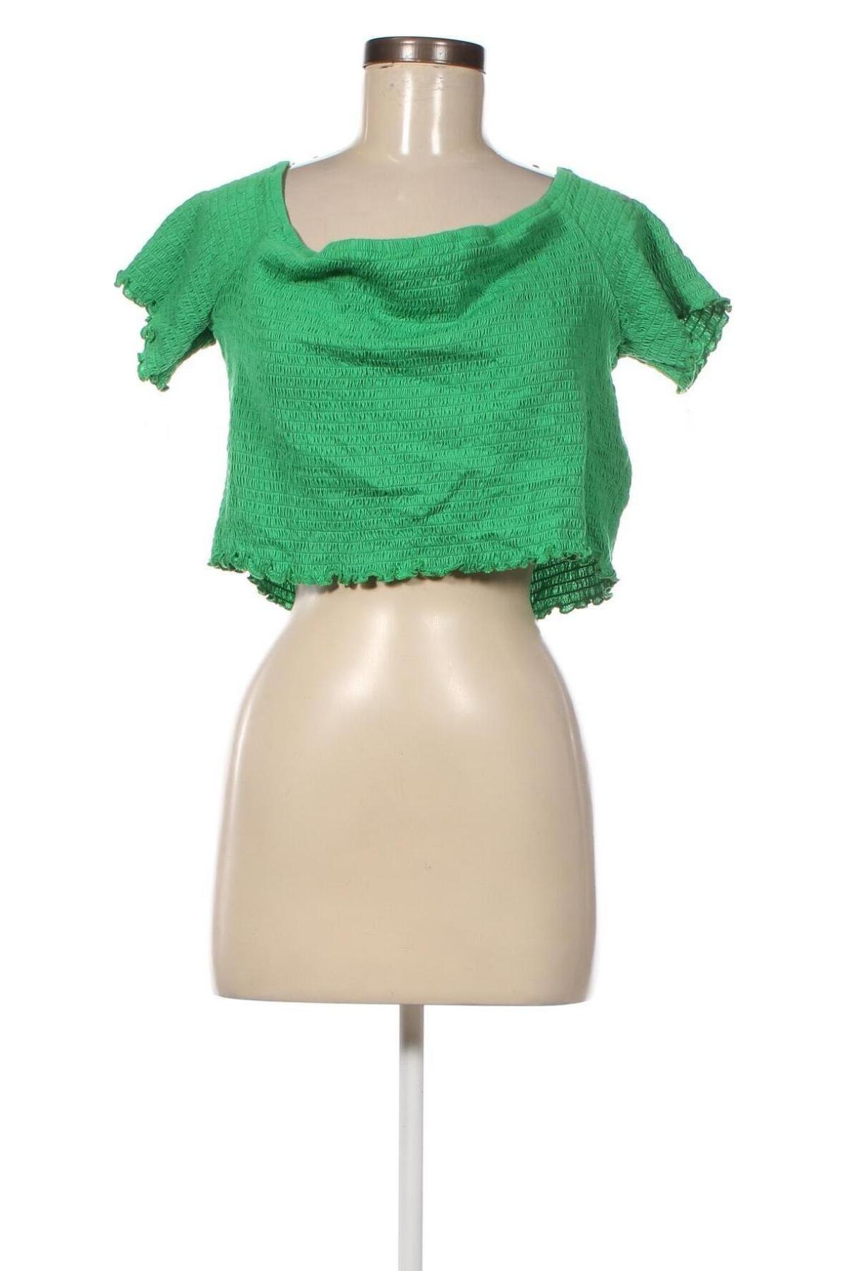 Дамска блуза Glamorous, Размер XL, Цвят Зелен, Цена 6,48 лв.