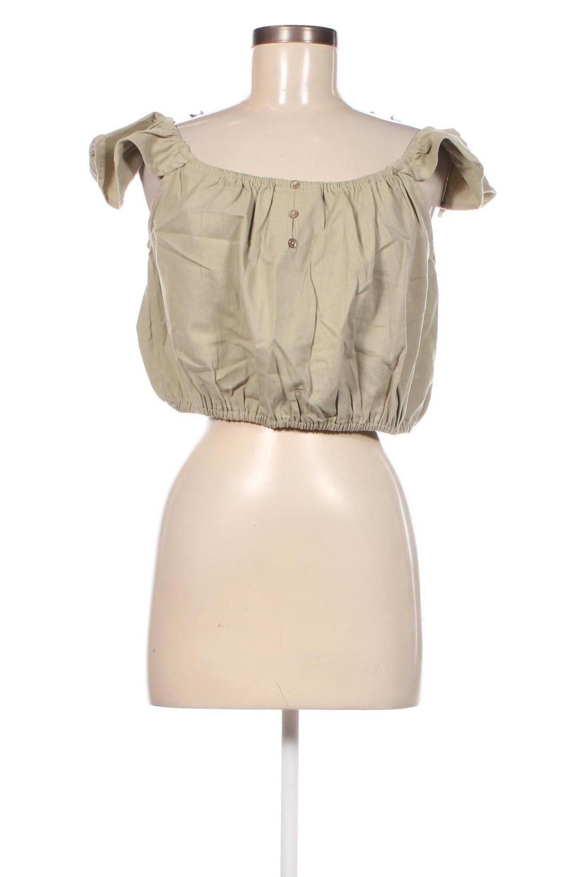 Дамска блуза Missguided, Размер M, Цвят Зелен, Цена 8,06 лв.