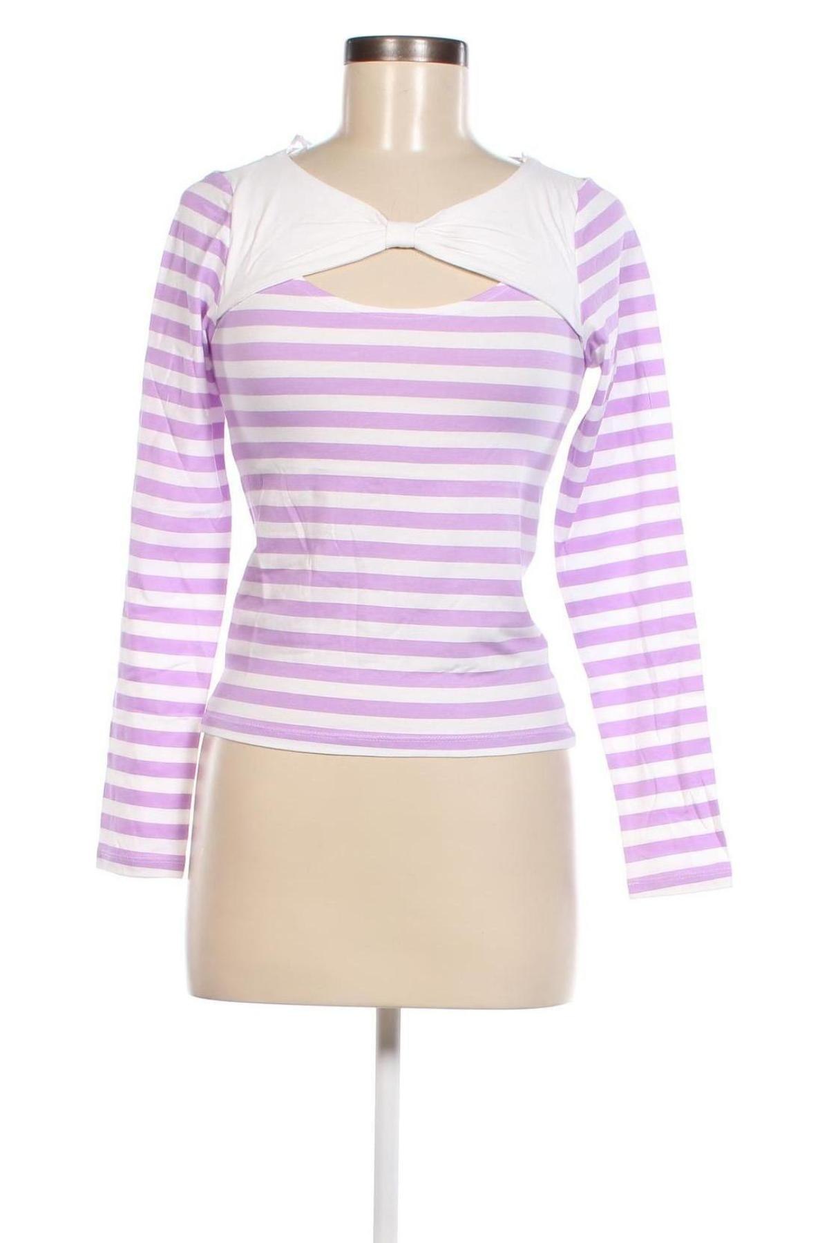 Γυναικεία μπλούζα Monki, Μέγεθος XS, Χρώμα Πολύχρωμο, Τιμή 3,35 €