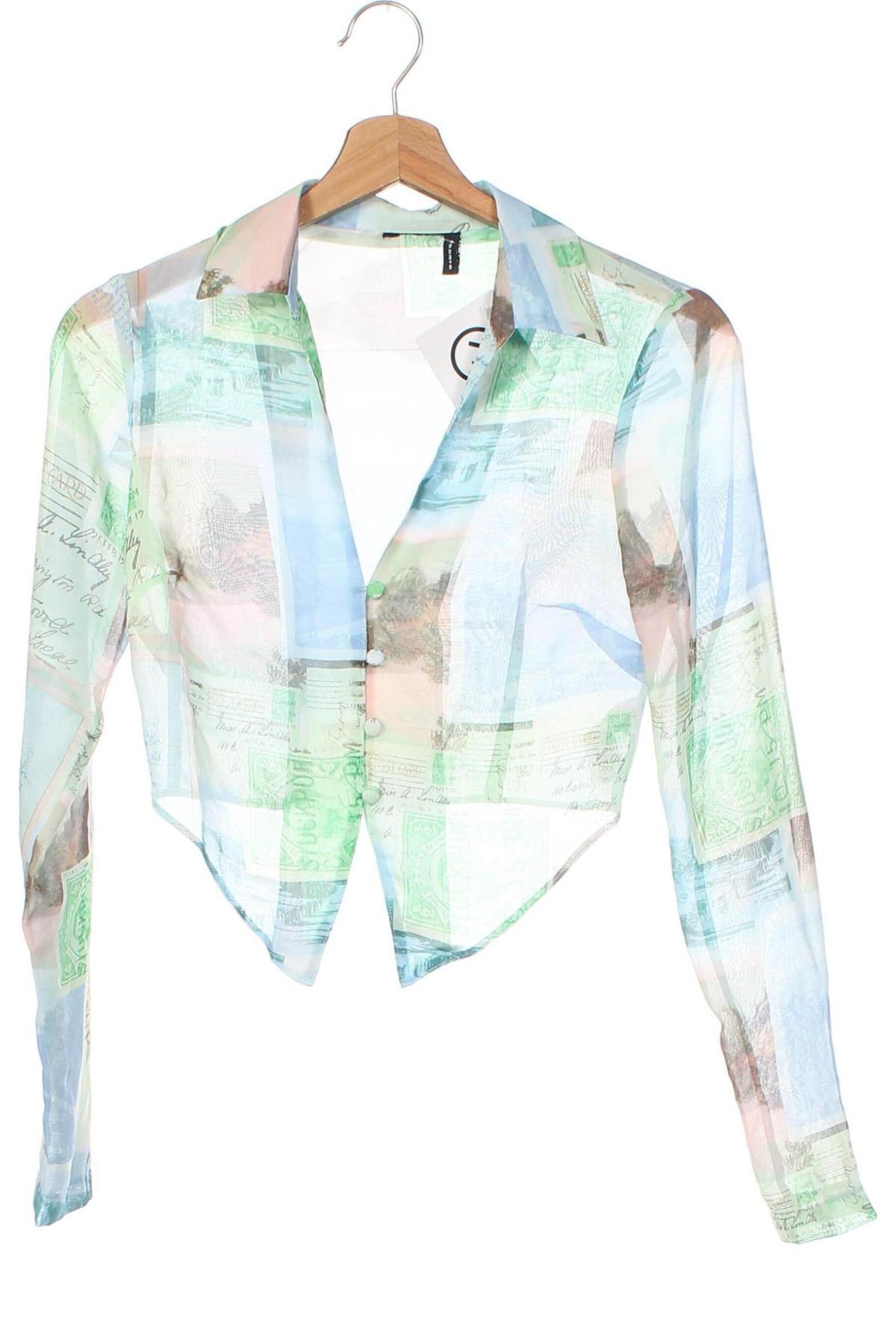 Γυναικείο πουκάμισο ASOS, Μέγεθος XXS, Χρώμα Πολύχρωμο, Τιμή 37,11 €