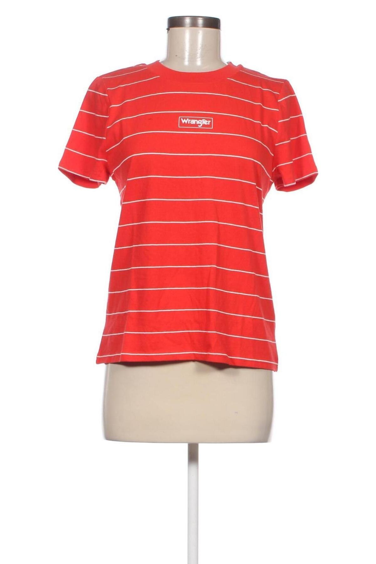 Дамска тениска Wrangler, Размер S, Цвят Червен, Цена 17,40 лв.