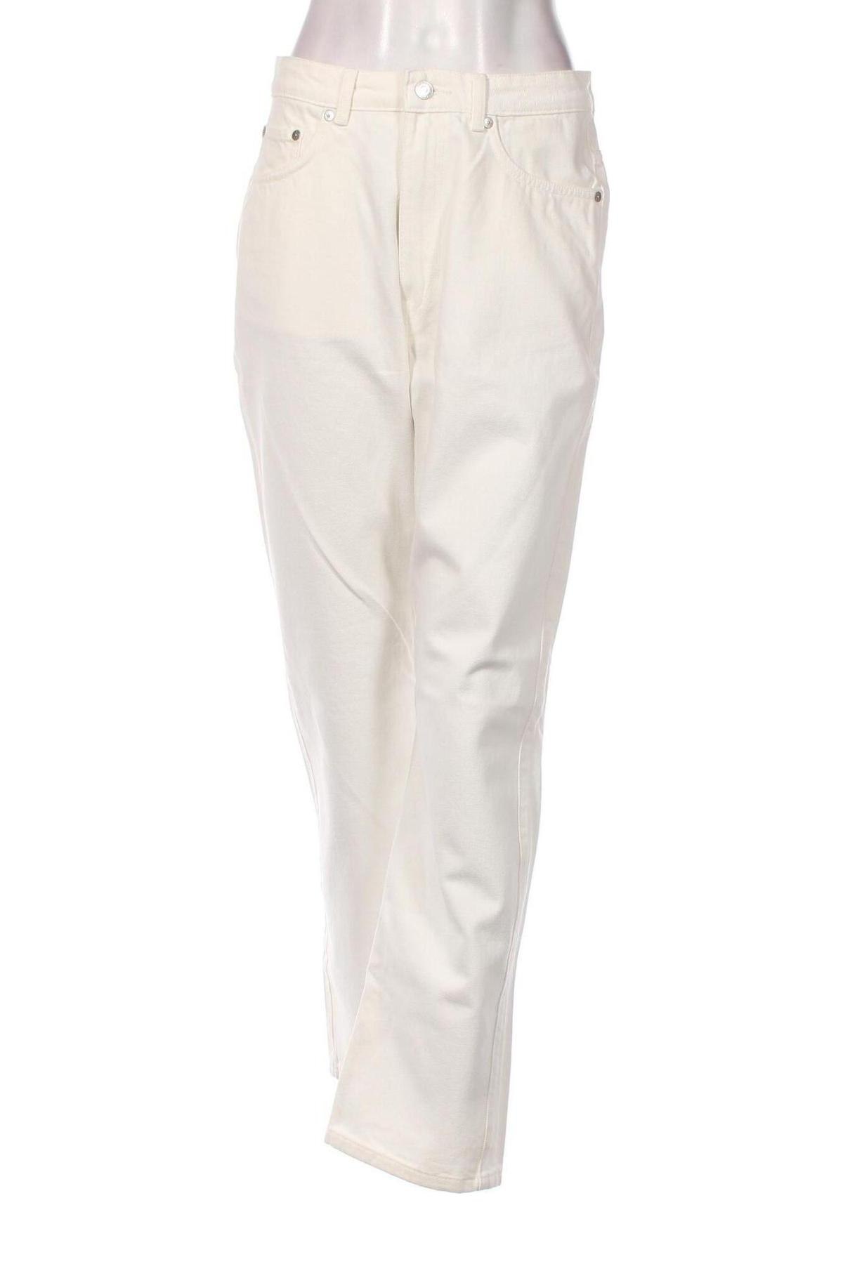 Γυναικείο Τζίν Weekday, Μέγεθος M, Χρώμα Λευκό, Τιμή 8,88 €