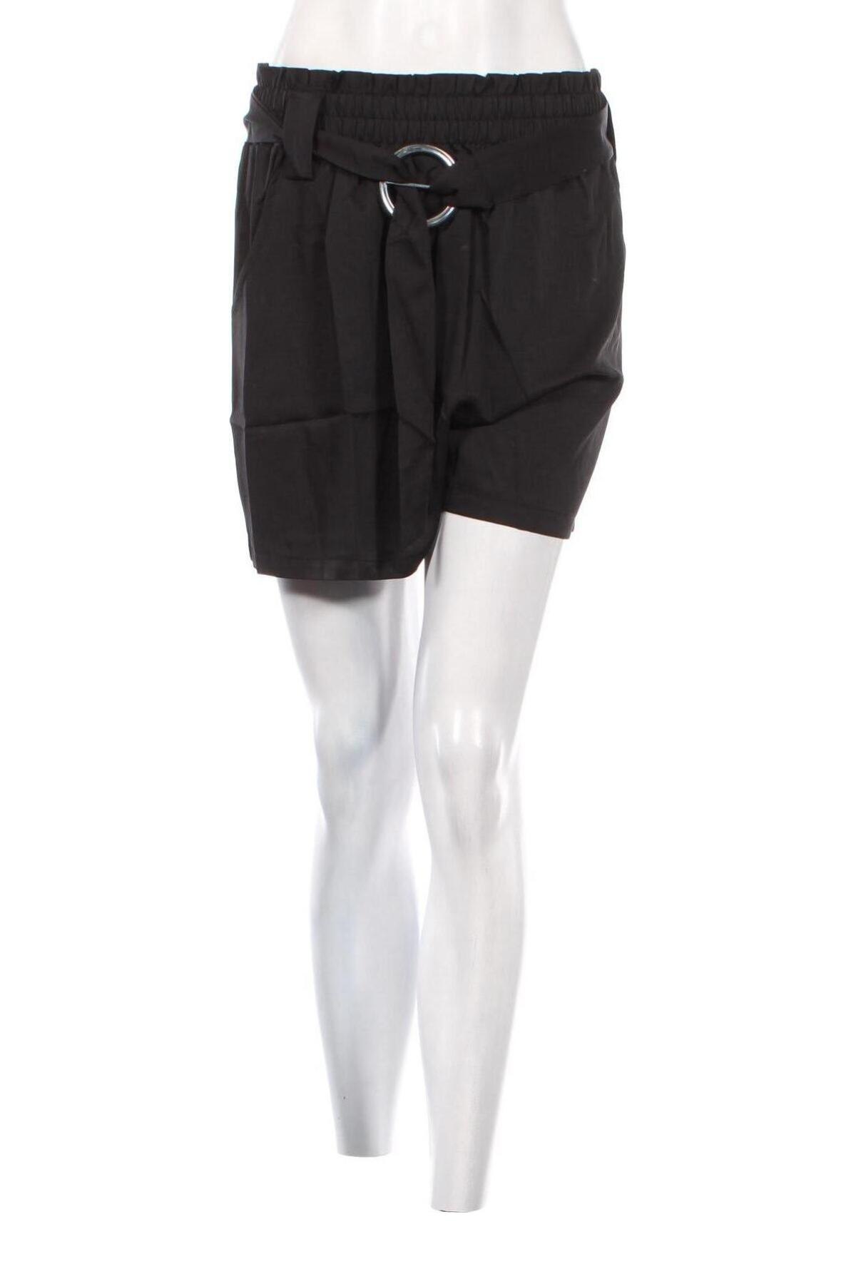 Γυναικείο κοντό παντελόνι Qed London, Μέγεθος L, Χρώμα Μαύρο, Τιμή 37,11 €