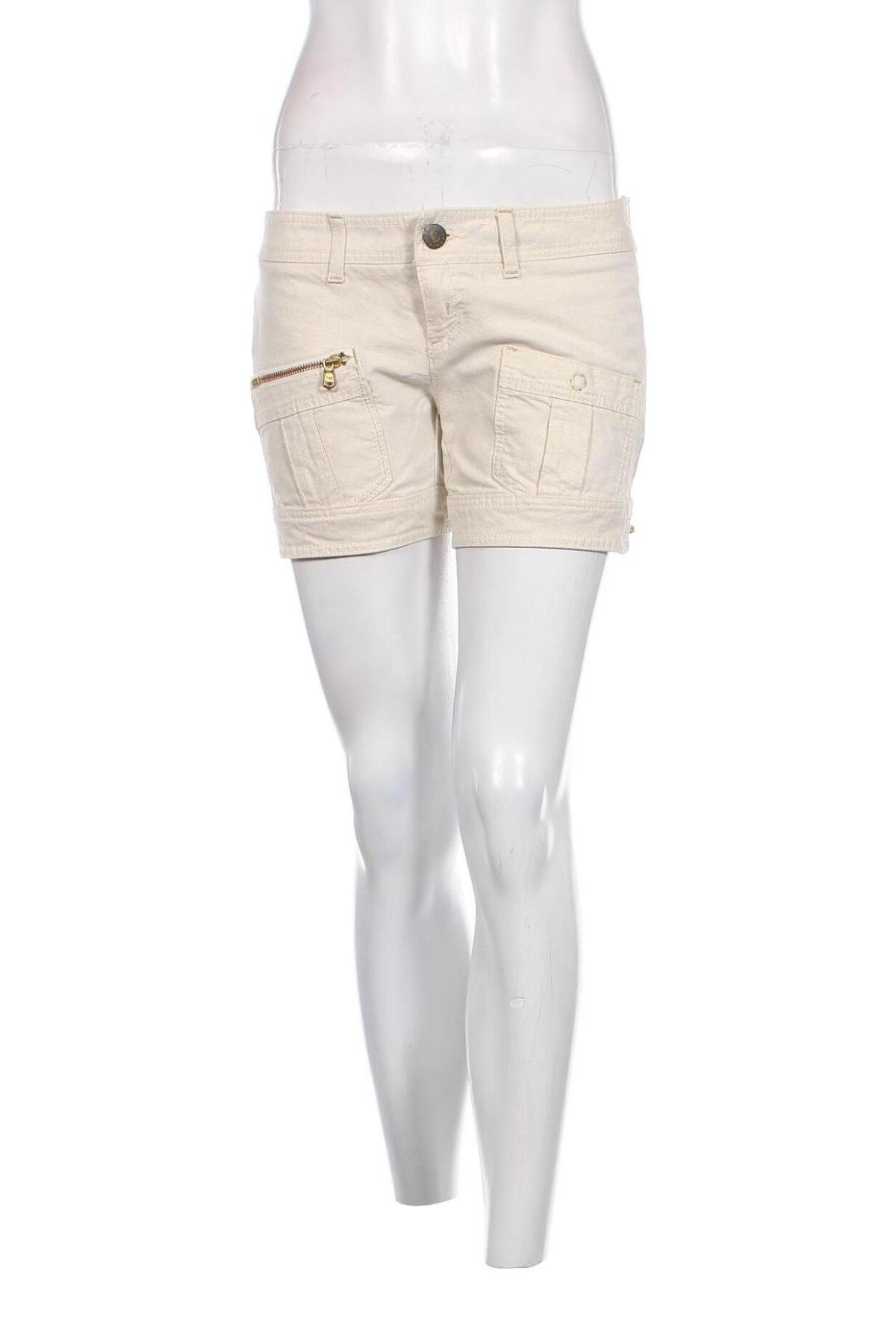Дамски къс панталон Sisley, Размер L, Цвят Бежов, Цена 24,00 лв.