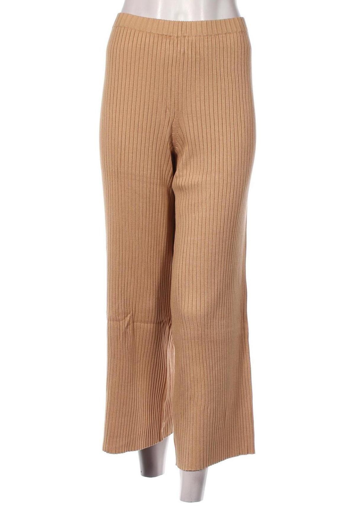 Pantaloni de femei Monki, Mărime M, Culoare Bej, Preț 161,18 Lei