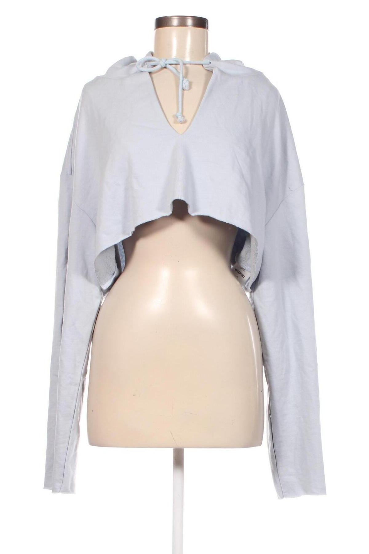 Γυναικείο φούτερ Weekday, Μέγεθος XL, Χρώμα Μπλέ, Τιμή 8,12 €