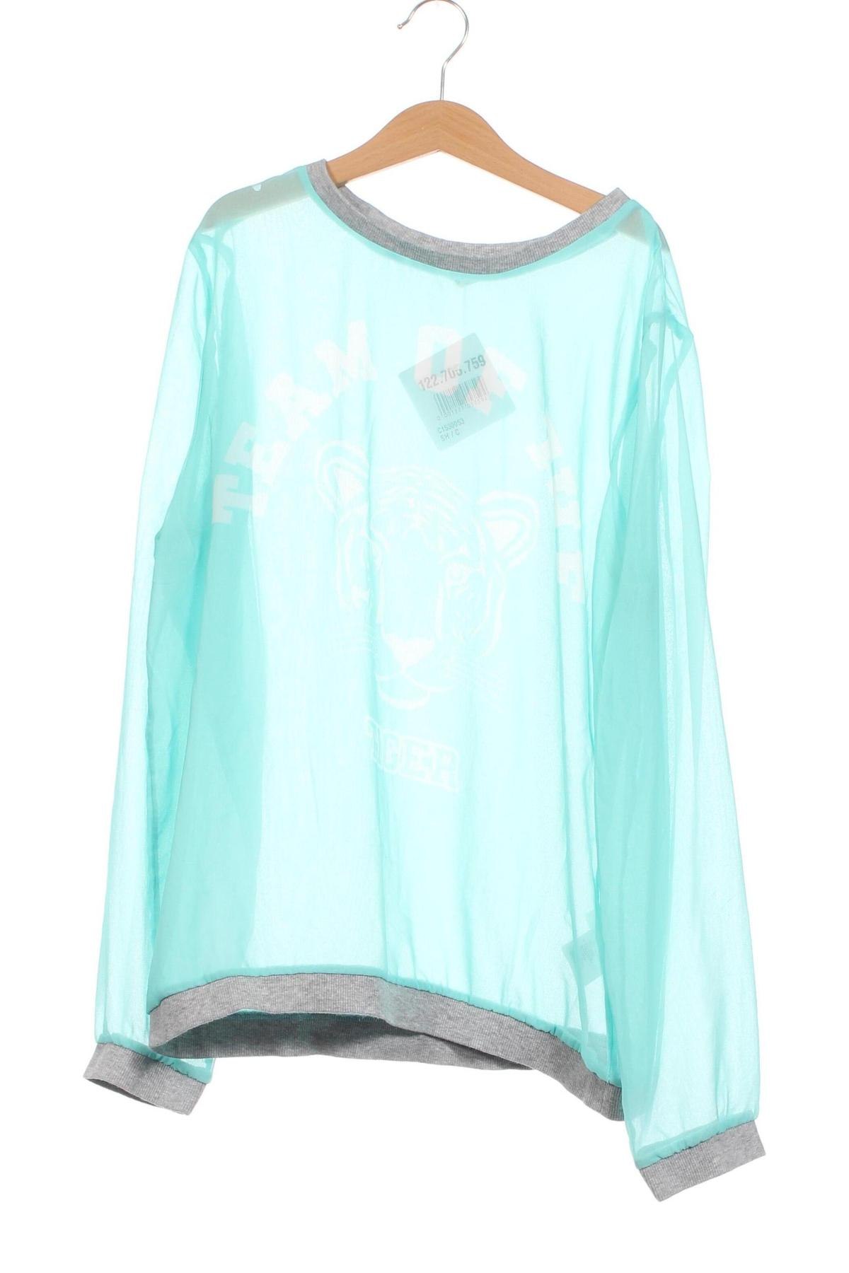 Kinder Shirt H&M, Größe 13-14y/ 164-168 cm, Farbe Grün, Preis 1,63 €