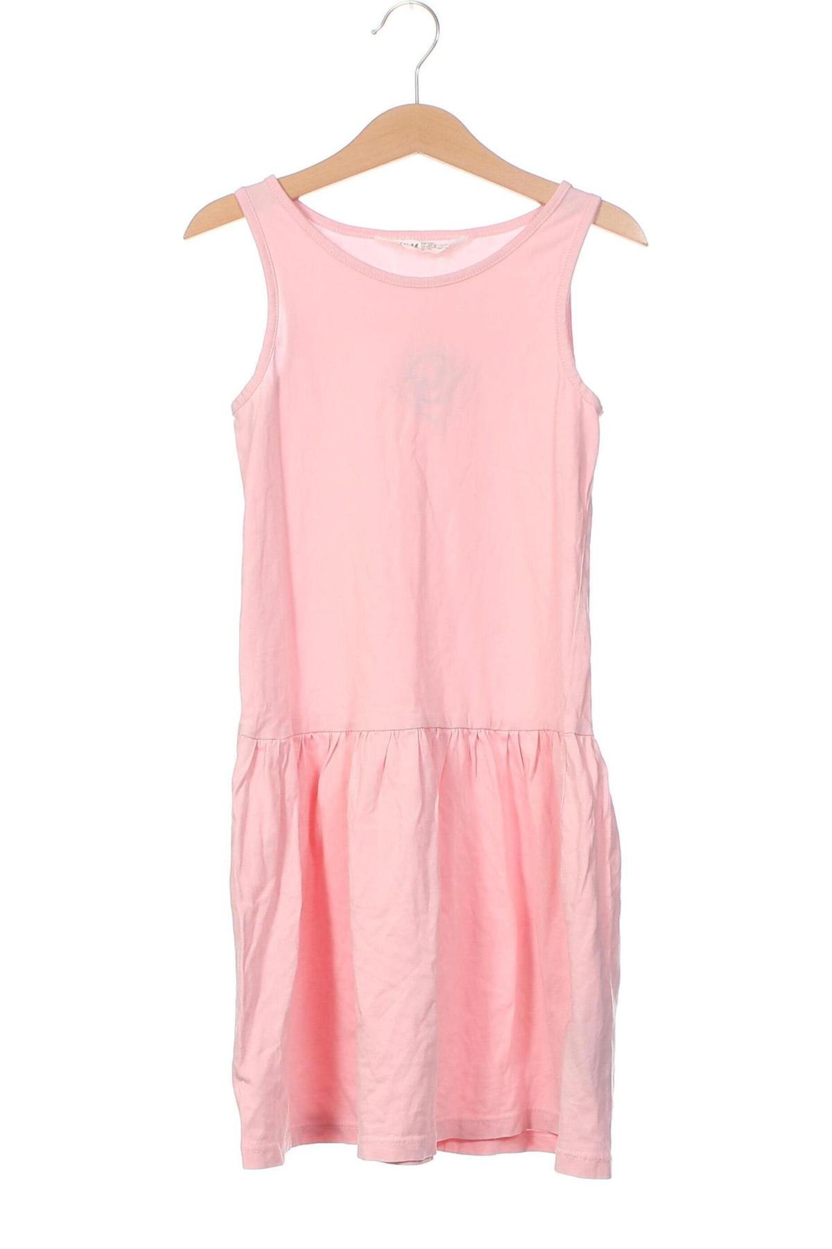 Kinderkleid H&M, Größe 6-7y/ 122-128 cm, Farbe Rosa, Preis 3,62 €