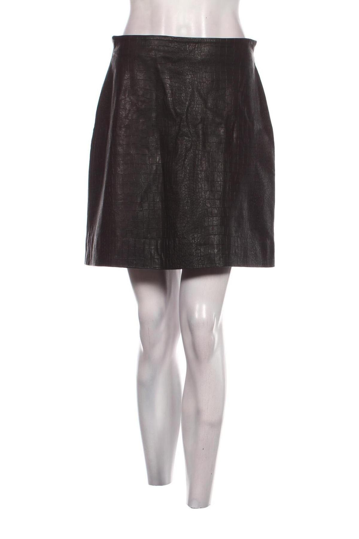 Kožená sukně  H&M, Velikost M, Barva Černá, Cena  94,00 Kč