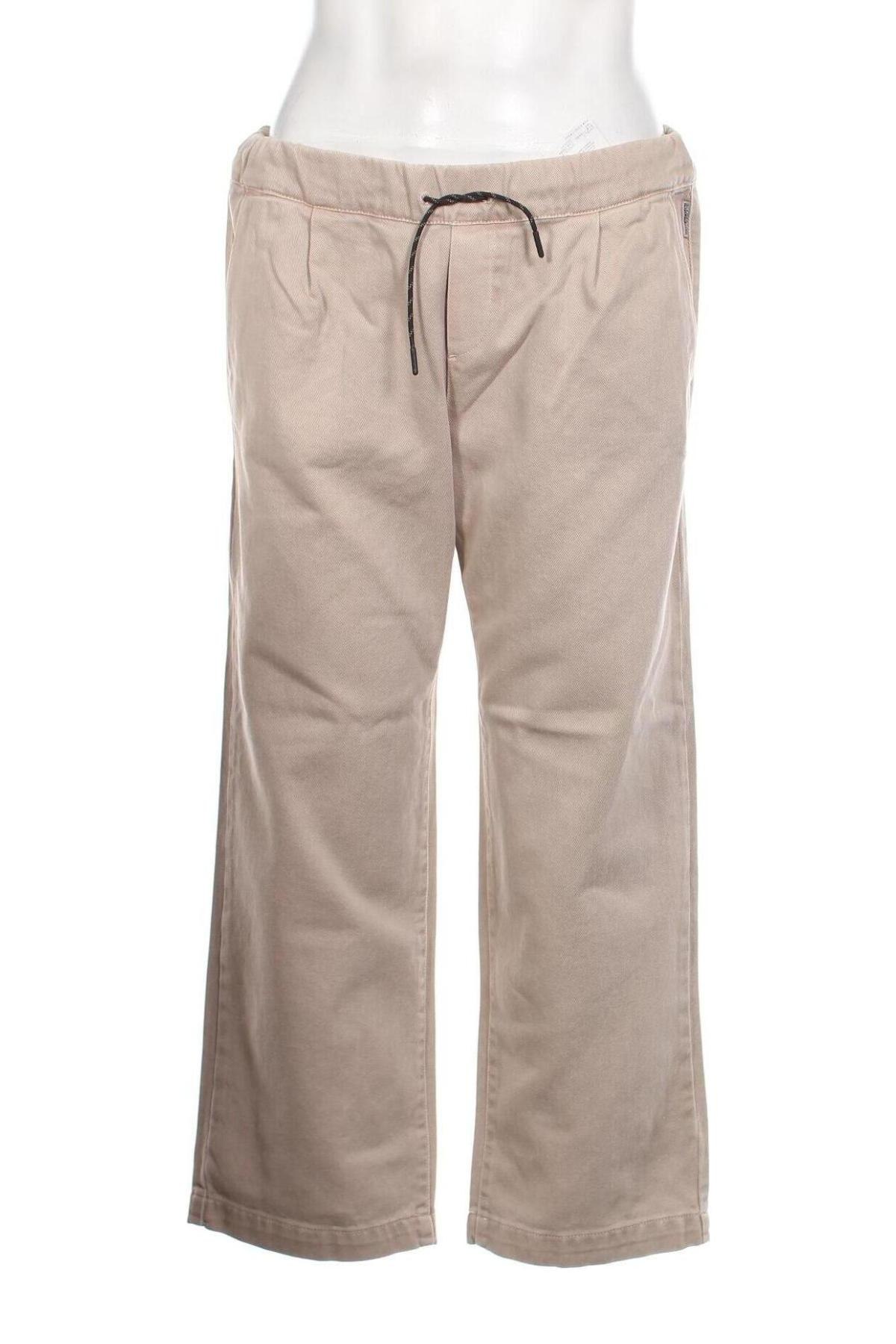 Мъжки панталон Napapijri, Размер L, Цвят Бежов, Цена 131,79 лв.