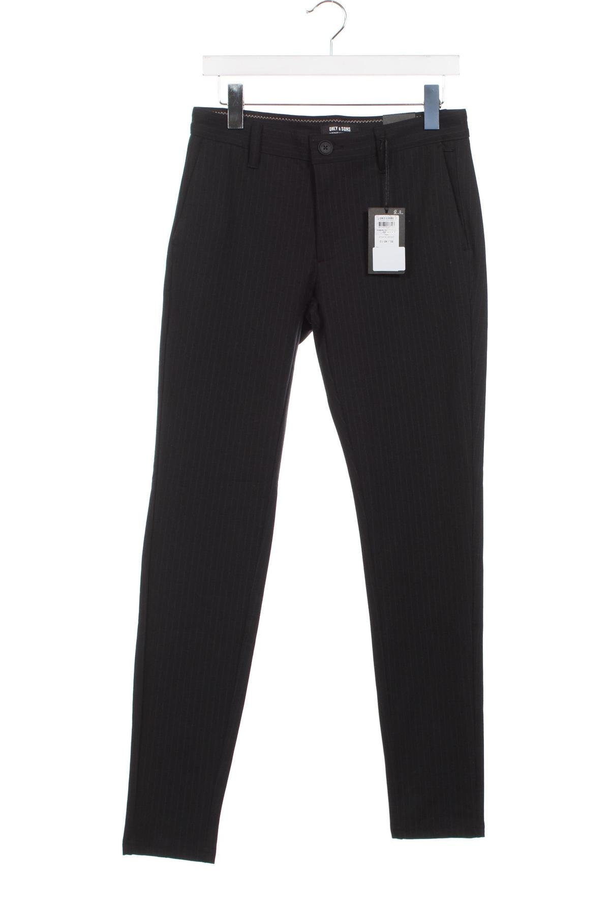 Herrenhose Only & Sons, Größe S, Farbe Schwarz, Preis € 5,69