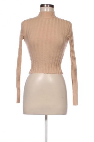 Damen Shirt Bershka, Größe S, Farbe Beige, Preis 4,99 €