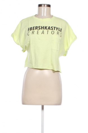 Дамска блуза Bershka, Размер S, Цвят Зелен, Цена 10,99 лв.