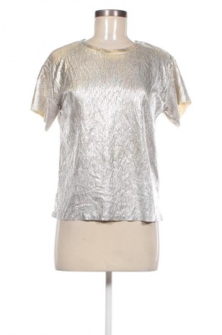 Damen Shirt Bershka, Größe XS, Farbe Silber, Preis 4,49 €