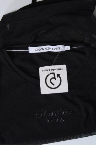 Дамска блуза Calvin Klein Jeans, Размер S, Цвят Черен, Цена 55,29 лв.