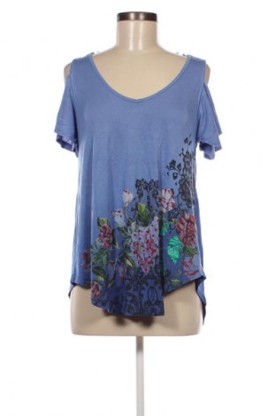 Damen Shirt Desigual, Größe S, Farbe Blau, Preis € 15,99